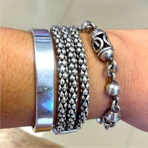 Taxco Silver Bracelet Set